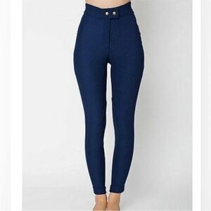 American Apparel Navy Blue Riding Pants